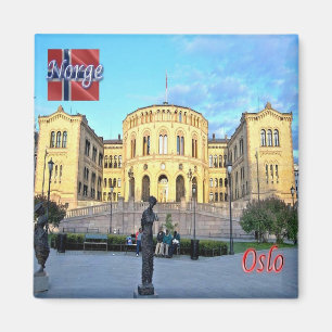 zNO045 OSLO Stortingsbygningen, Norway, Fridge Magnet
