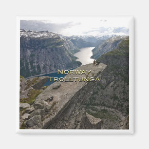 zNO083 TROLLTUNGA panorama, Norway, Europe, Fridge Magnet