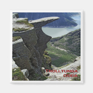 zNO084 TROLLTUNGA, ODDA, Norway, Fridge Magnet