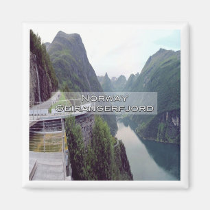 zNO117 GEIRANGERFJORD from CLIMB, Fridge Magnet