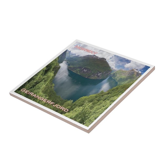 zNO121 GEIRANGERFJORD panorama, Norway, Tile (Side)
