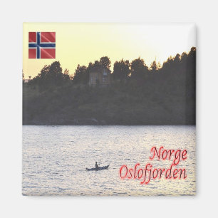 zNO155 OSLOFJORDEN, Norway, Europe, Fridge Magnet