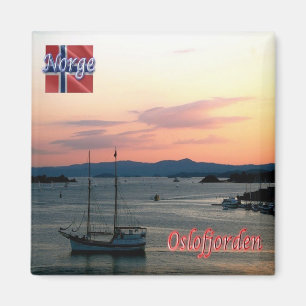 zNO156 OSLOFJORDEN, Norway, Europe, Fridge Magnet
