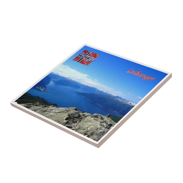 zNO173 LEIKANGER, Norway, Europe, Tile (Side)