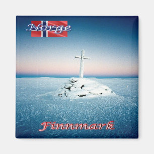 zNO175 FINNMARK, Norway, Europe, Fridge Magnet
