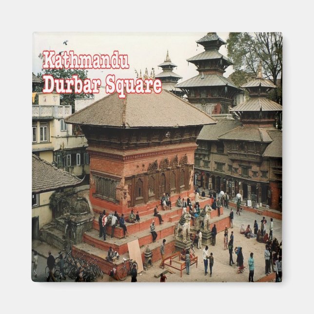 zNP003 Durbar Square KATHMANDU, Nepal Asia, Fridge Magnet (Front)