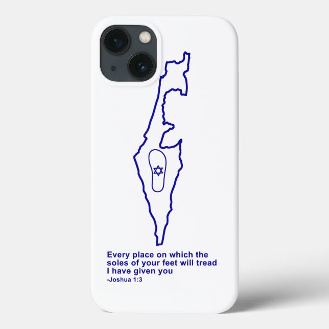 Zo Artzeinu - Joshua 1:3 Case-Mate iPhone Case (Back)