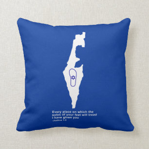 Zo Artzeinu - Joshua 1:3 Cushion