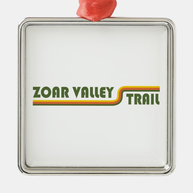 Zoar Valley Trail Metal Tree Decoration (Front)