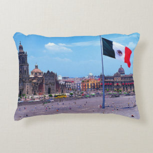 Zocalo, Mexico City, Mexico Decorative Cushion