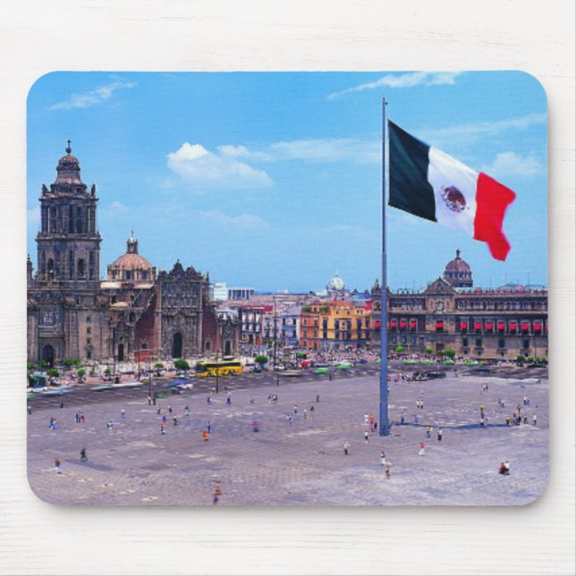 Zocalo, Mexico City, Mexico Mouse Pad (Front)