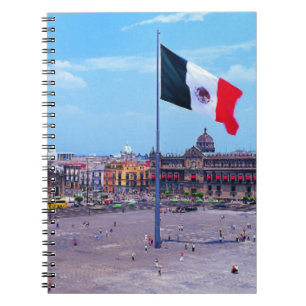 Zocalo, Mexico City, Mexico Spiral Notebook