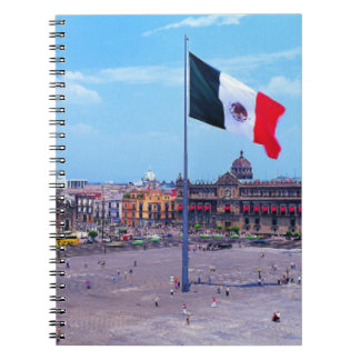 Zocalo, Mexico City, Mexico Spiral Notebook