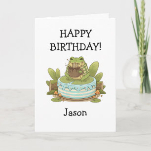 Zochi Misses the Mug Personalizable Card