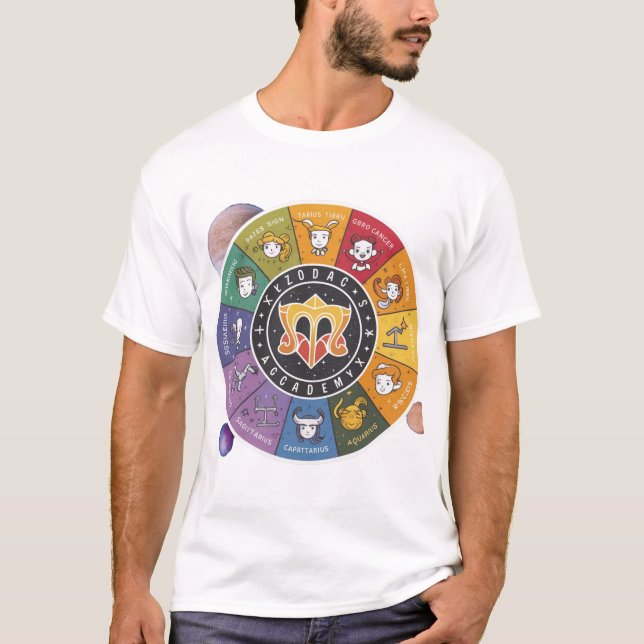 zodiac academy sticker T-Shirt (Front)