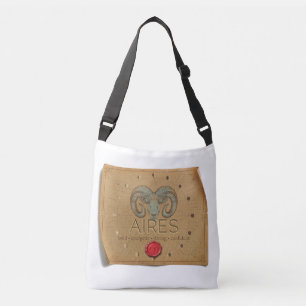 Zodiac - Aires - Cross Body Tote Bag