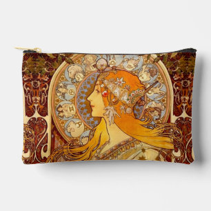 Zodiac, Alphonse Mucha Accessory Pouch