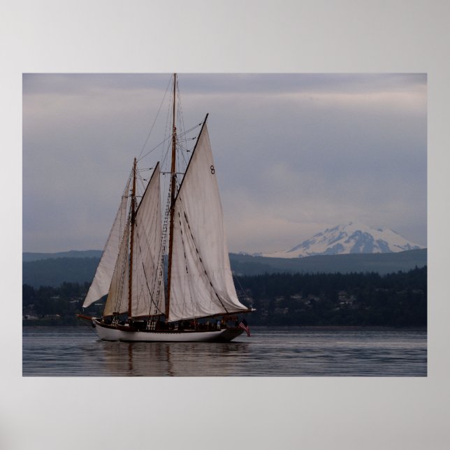 Zodiac and Mt Baker Poster (Front)