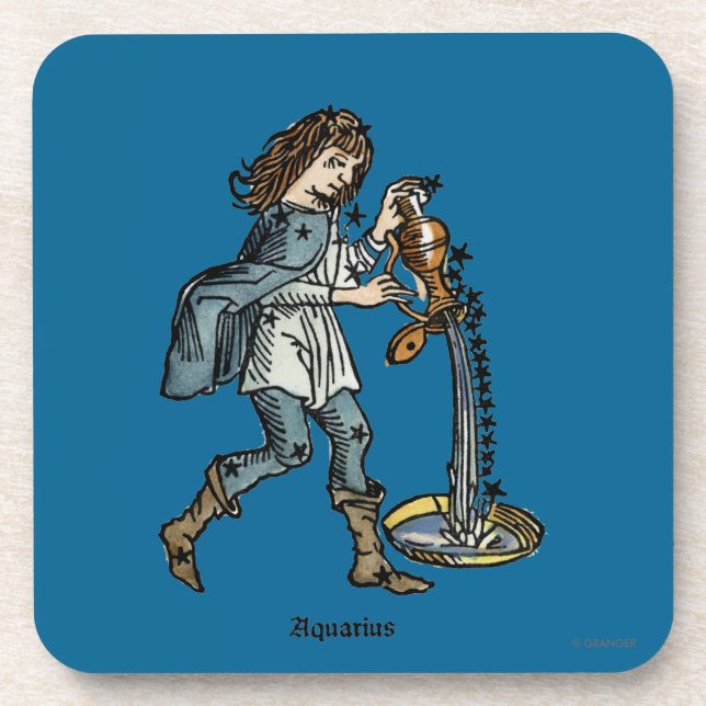 Zodiac: Aquarius, 1482 Coaster (Front)