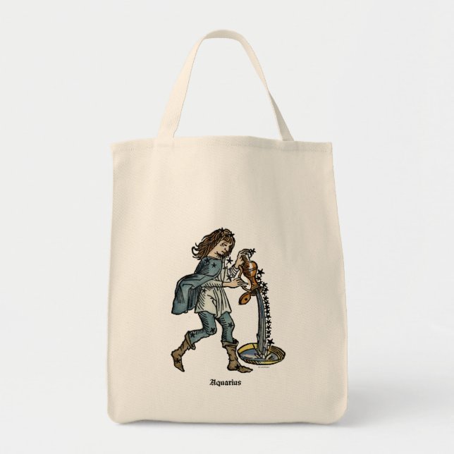 Zodiac: Aquarius, 1482 Tote Bag (Front)