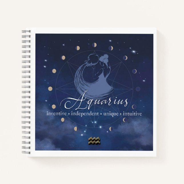 Zodiac - Aquarius - Journal (Front)