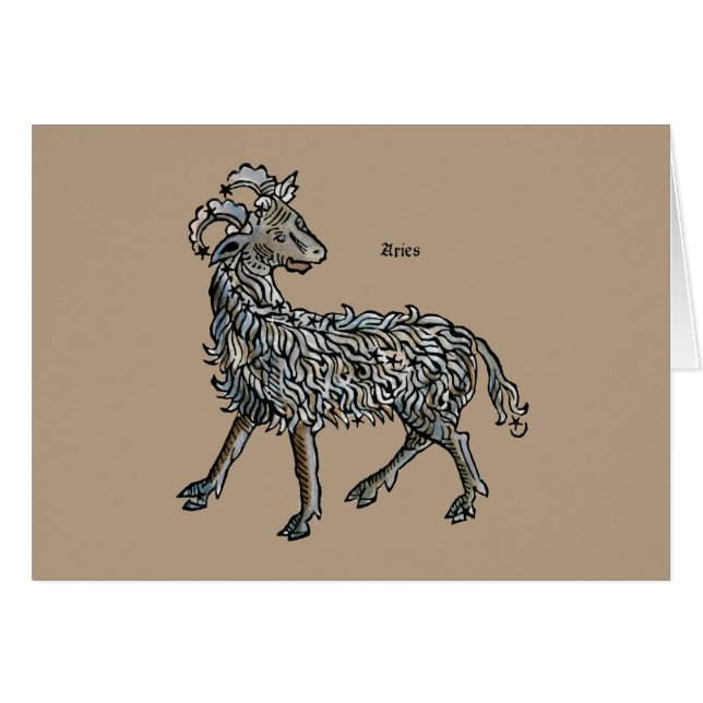 Zodiac: Aries, 1482 (Front Horizontal)
