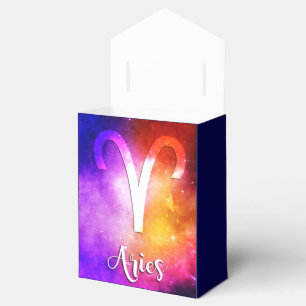 Zodiac : Aries Colourful Candy Colours Favour Box