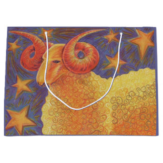 Zodiac Aries gift bag large