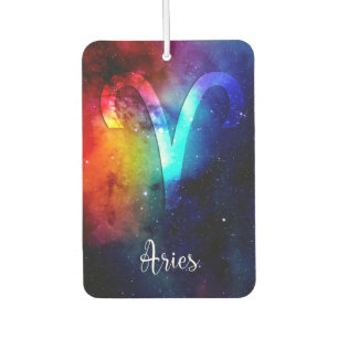 Zodiac : Aries Space Rainbow Car Air Freshener