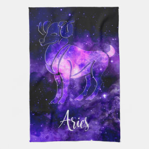 Zodiac : Aries Tea Towel