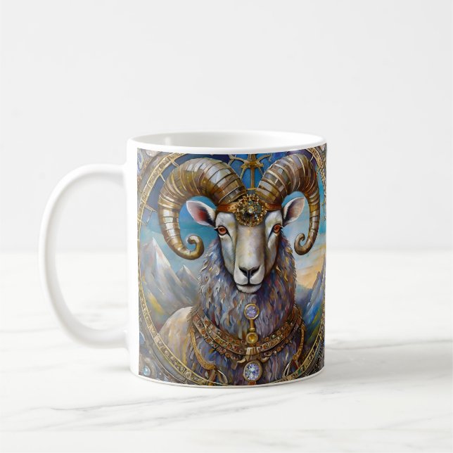 Zodiac - Aries The Ram Coffee Mug (Left)