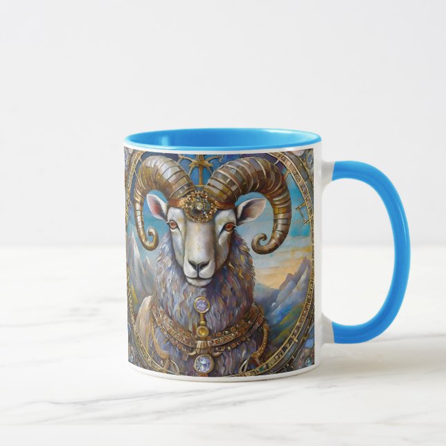 Zodiac - Aries The Ram Mug (Right)