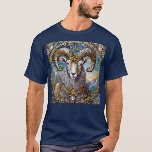 Zodiac - Aries The Ram T-Shirt (Front)