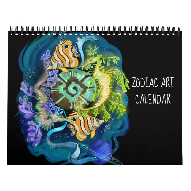 Zodiac Astrology Art Calendar (Cover)