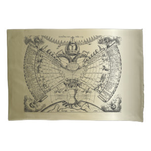 Zodiac Astrology Chart Pillowcase