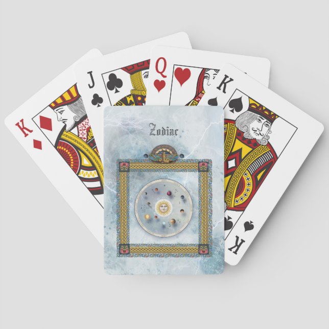 Zodiac Astrology Playing Cards (Back)