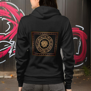 Zodiac Astrology Wheel Signs Hoodie