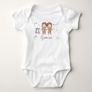 Zodiac Baby Gemini Baby BodySuit and T-Shirt