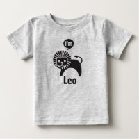 Zodiac Baby Tees-Leo