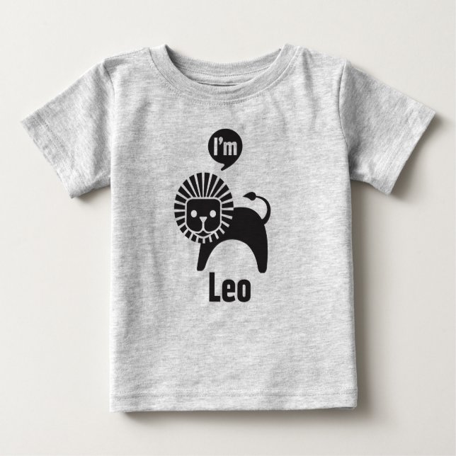 Zodiac Baby Tees-Leo T-Shirt (Front)