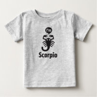 Zodiac Baby Tees-Scorpio