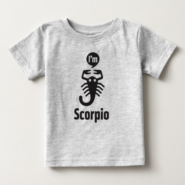 Zodiac Baby Tees-Scorpio T-Shirt (Front)