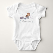 Zodiac Bay Aquarius Baby BodySuit and T-Shirt