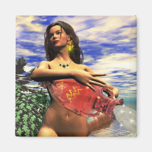 ZODIAC BIRTHDAY SIGNS / AQUARIUS MAGNET