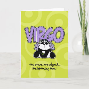 Zodiac Birthday - Virgo Card