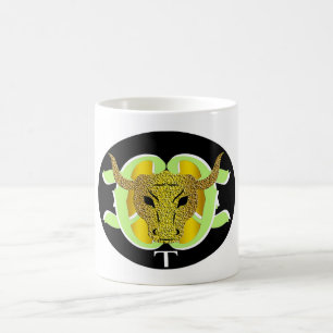 Zodiac Bull Sign Taurus Design Coffee Mug