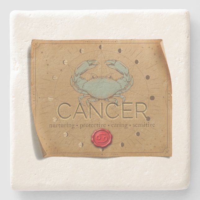 Zodiac - Cancer - Coaster (Front)