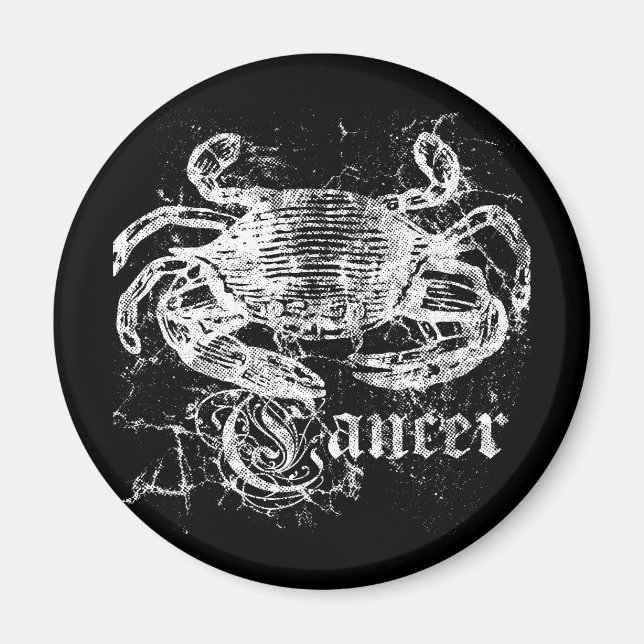 Zodiac Cancer Magnet (Front)