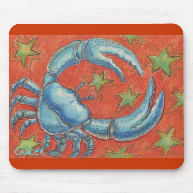 Zodiac Cancer mousepad (Front)