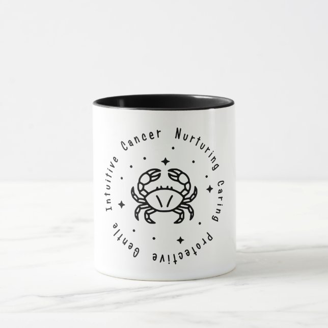 Zodiac Cancer Mug (Center)
